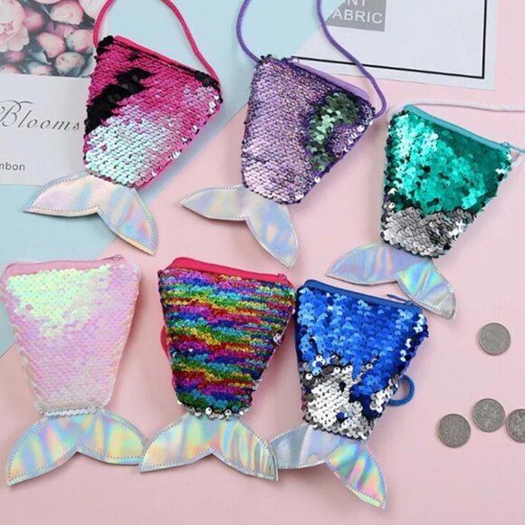 Mermaid Tail Purse Mini Crossbody - Picture 1 of 6
